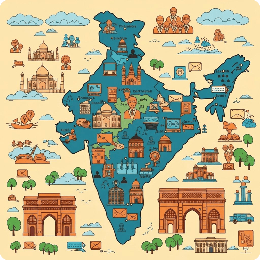 India B2B Business Directory Map