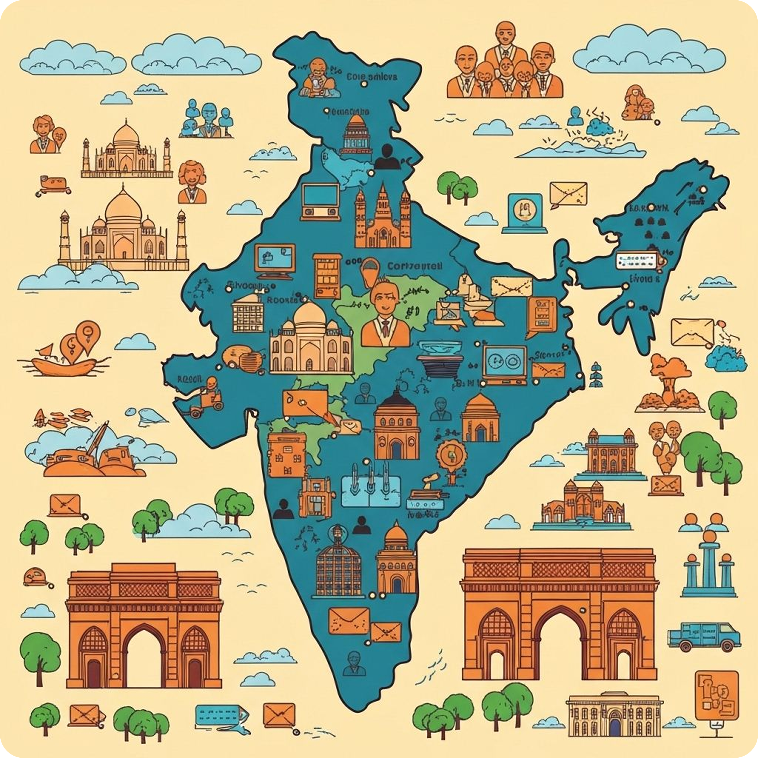 India B2B Business Directory Map