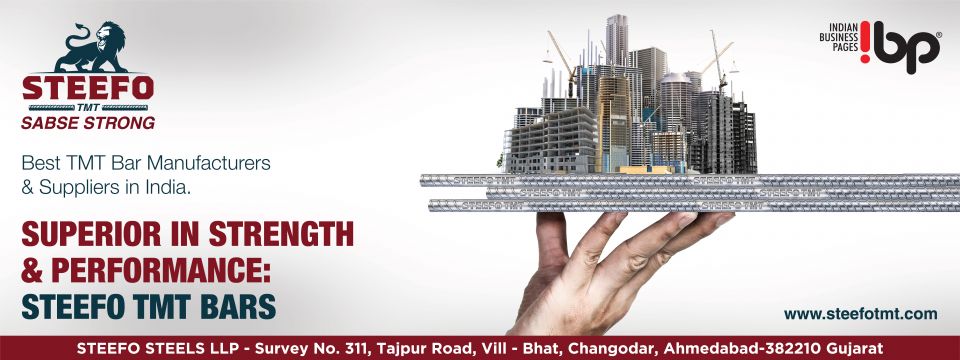 Best TMT Bar Manufacturers and Suppliers in India | STEEFO TMT BARS