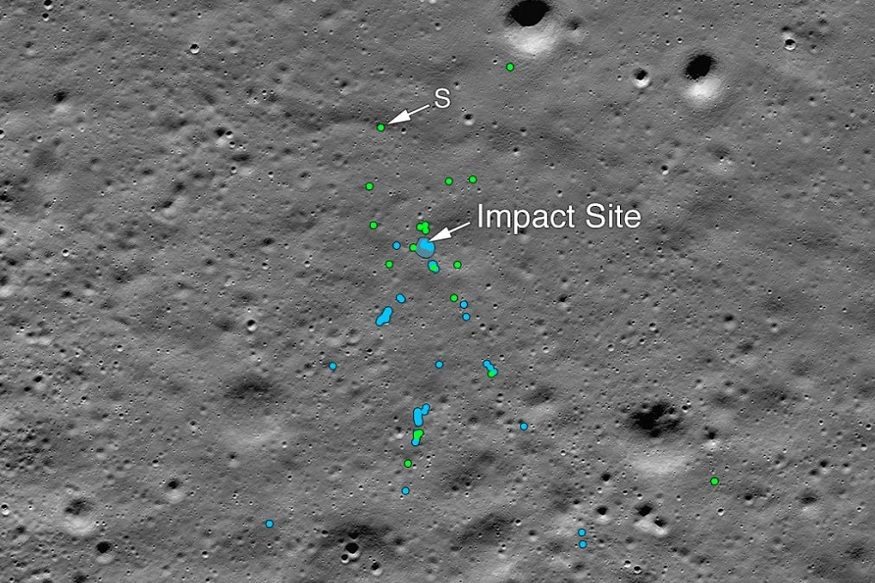 NASA Finds Debris of Chandrayaan-2's Vikram Lander Strewn on Moon's Surface, Tweets Images